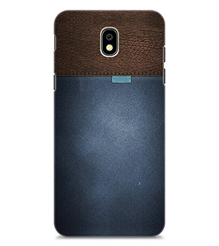 Chiraiyaa Designer Printed Premium Back Cover Case for Samsung Galaxy J7 Pro (leather jeans texture)