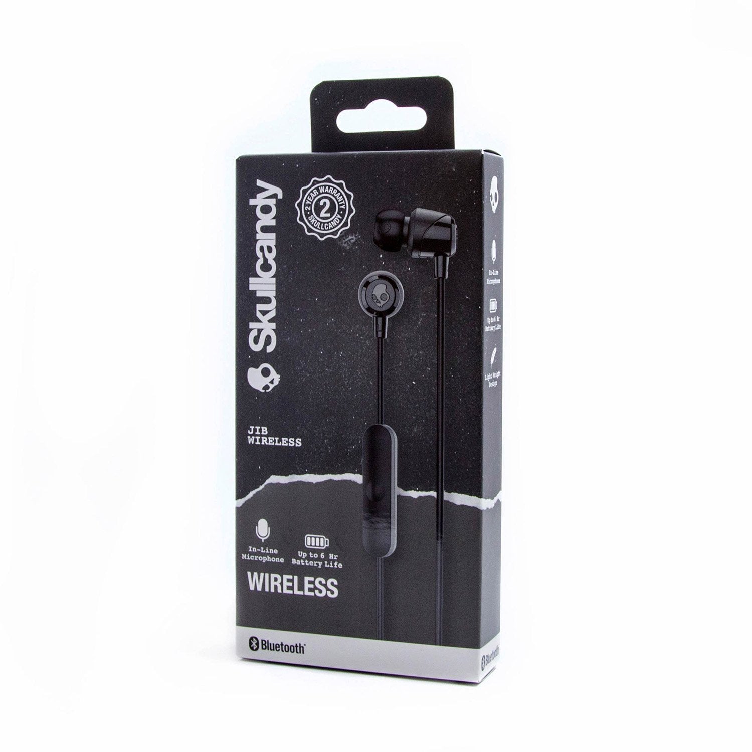 Skullcandy Jib Wireless In-Ear Earphones with Mic (Black)