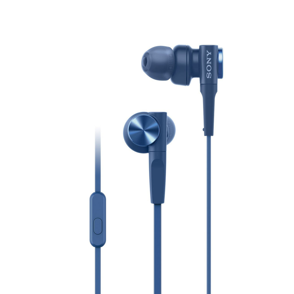 Sony MDR-XB55AP Premium In-Ear Extra Bass Headphones with Mic (Blue)